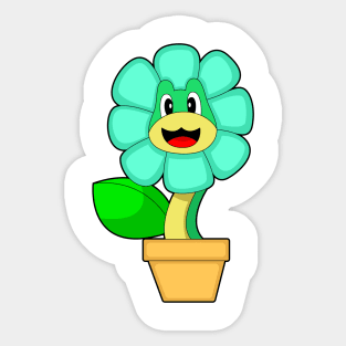 Snake Flower Sticker